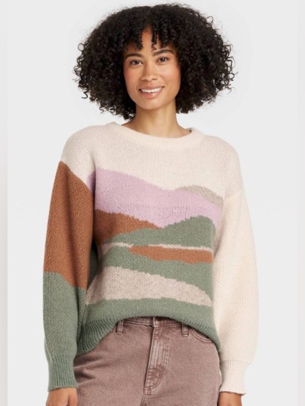 Universal Thread Landscape Crew Neck Sweater